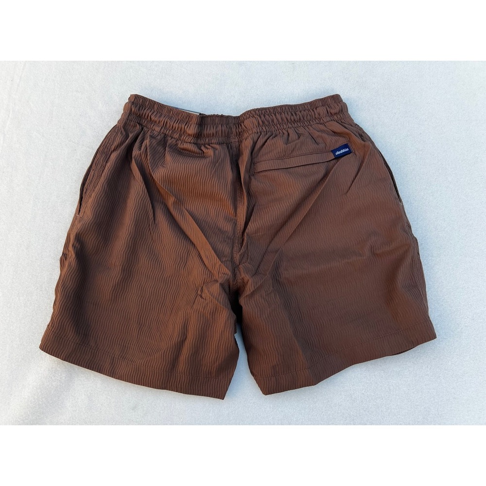 Chubbies The Hot Chocolates Textured Lined Swim Shorts Mens Small 2-in-1 - Picture 10 of 10